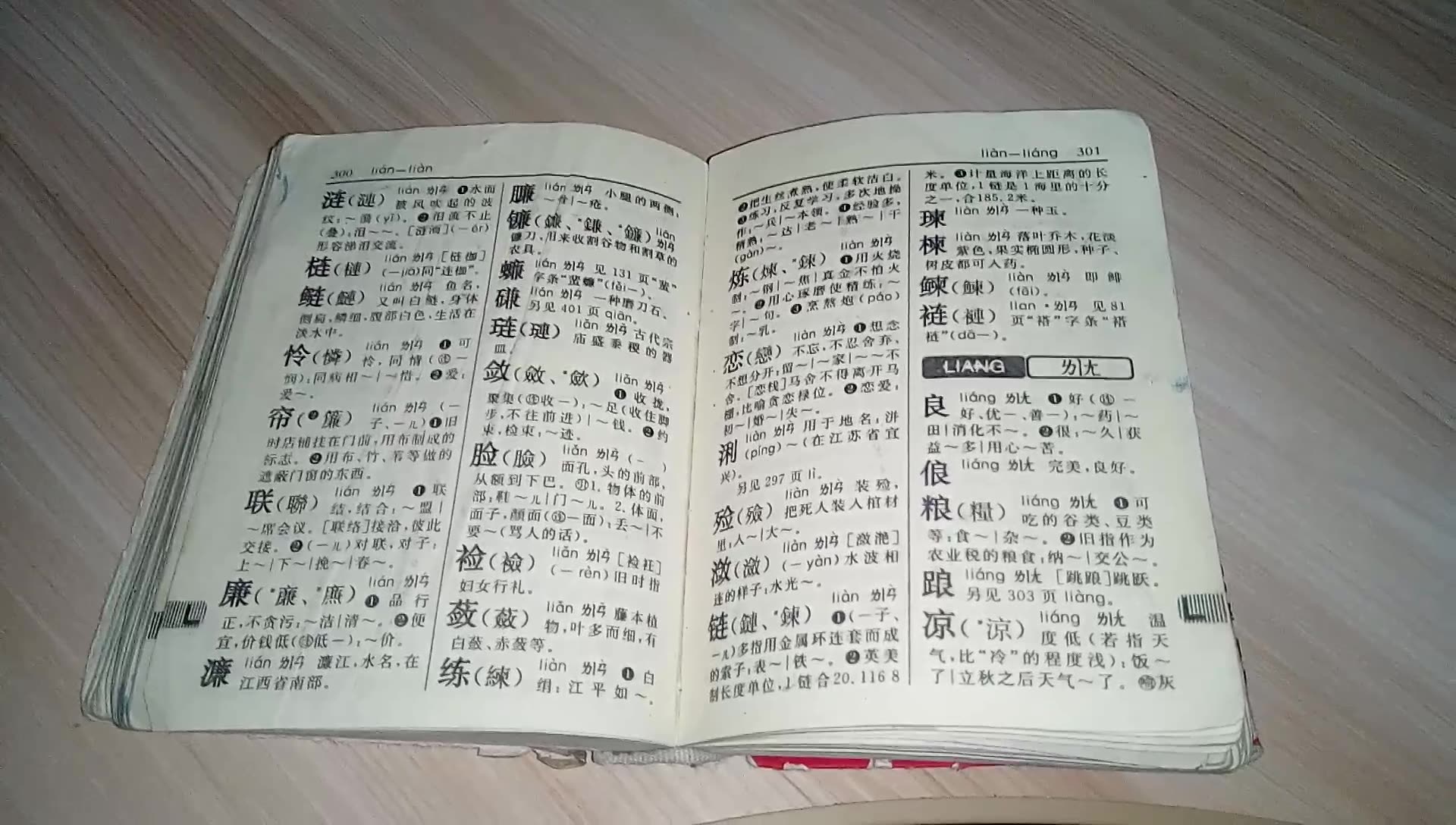 [图]如果让你看着新华字典第11版第300和301页9秒钟