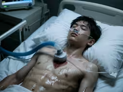 昏迷腹肌少年心肺复苏