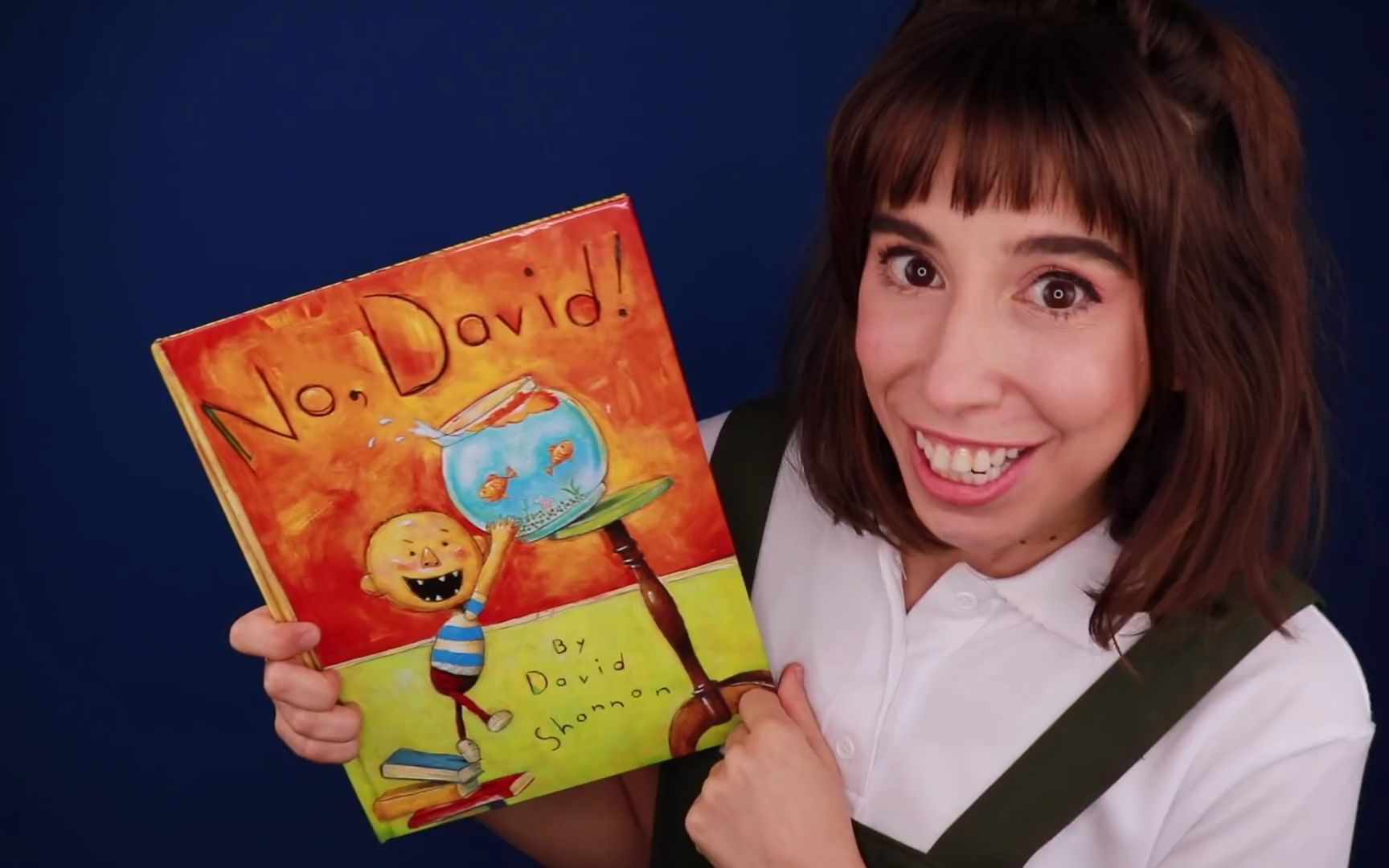 [图]Bri外教老师读绘本-No, David! _ Interactive Read Aloud Story Time _ Bri Reads