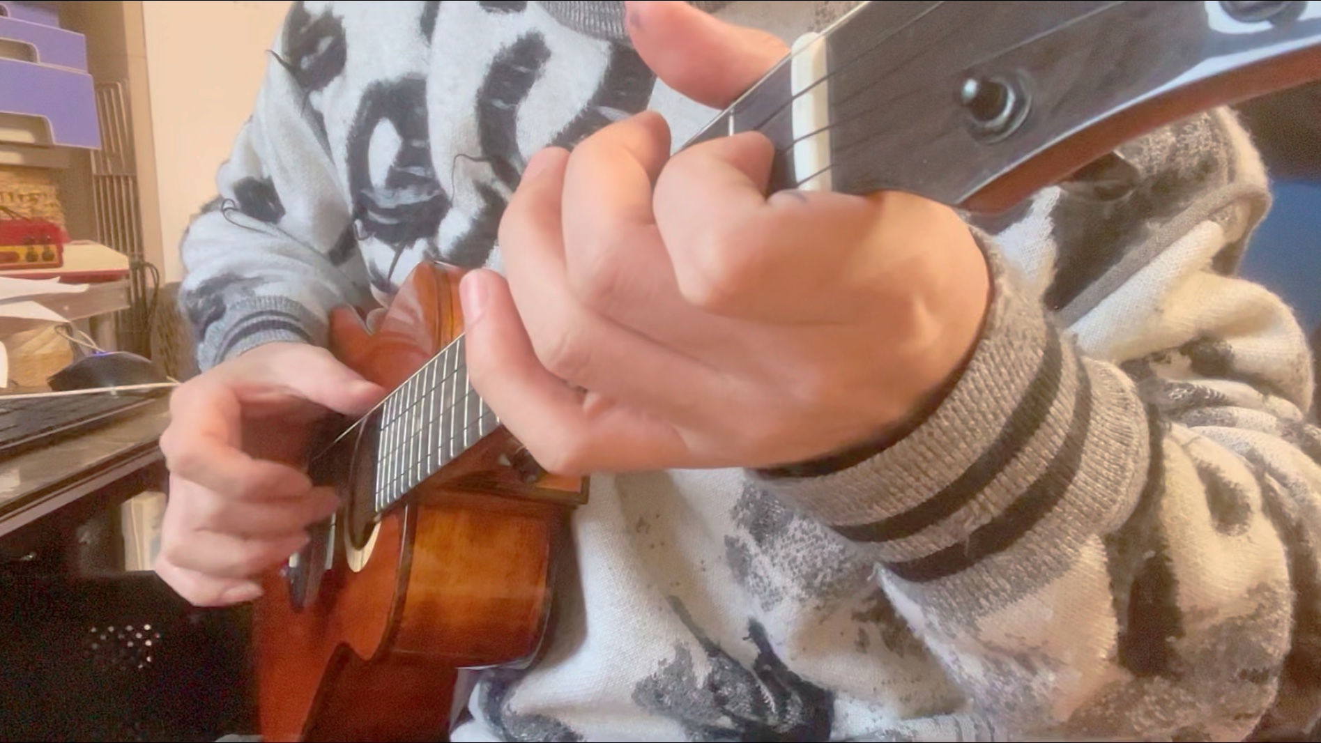 blueming尤克里里指弹片段