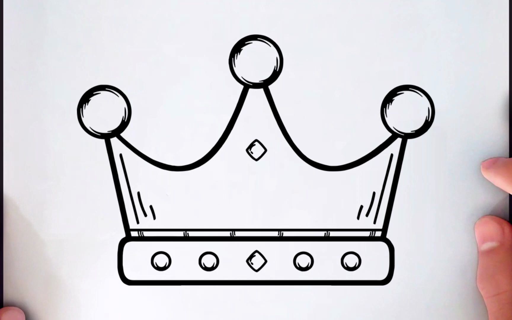 王冠的简笔画 女王图片