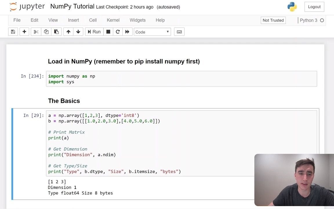 NumPy完整教程哔哩哔哩bilibili