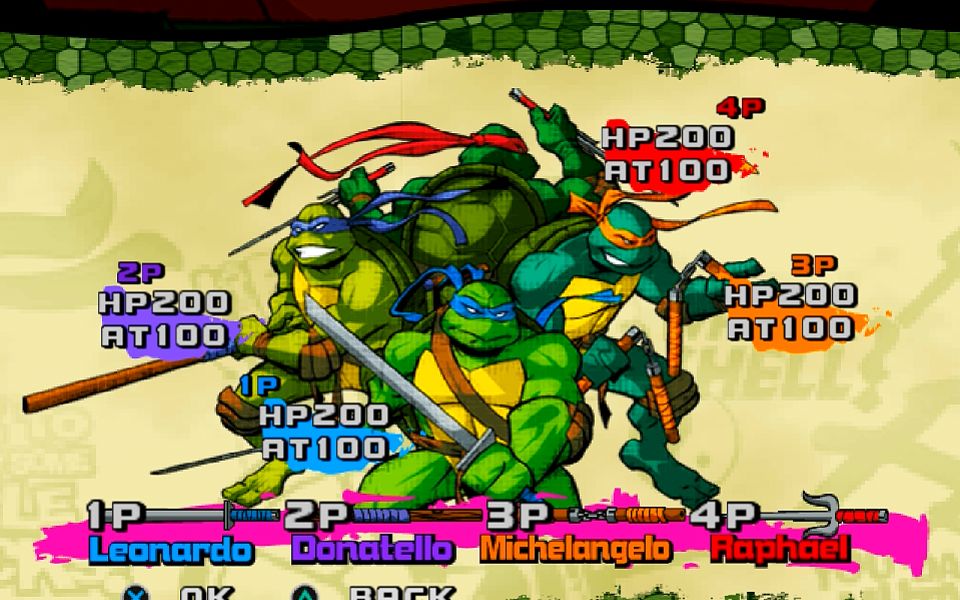 电脑pc运行ps2模拟器游戏 忍者神龟3:变异噩梦