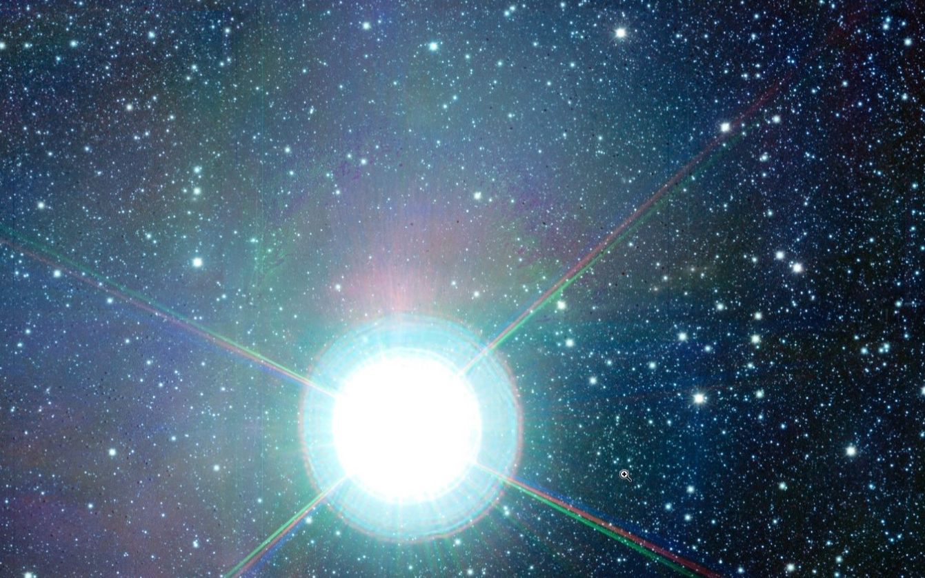 银河系81亿像素25g照片最亮的那颗星