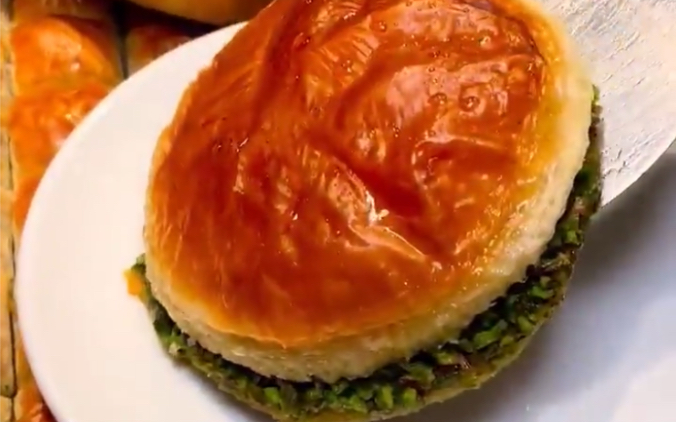 Baklava burger巴克拉瓦汉堡哔哩哔哩bilibili