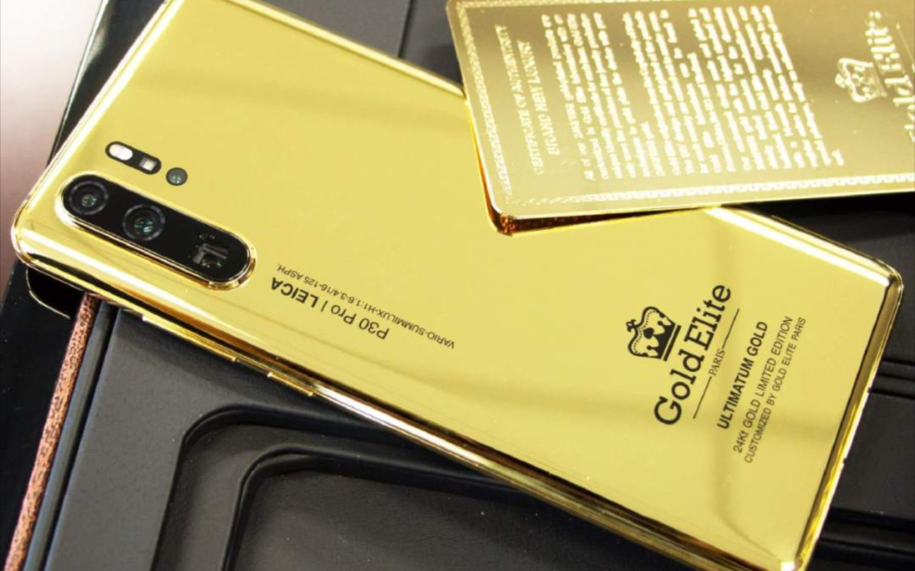 【华为p30pro】奢华黄金版gold elite paris 24k黄金定制版上手