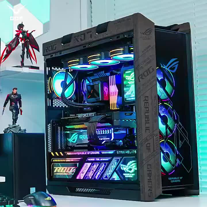rog华硕全家桶i9 13900k 4080 4090 4070ti显卡水冷电脑游戏主机(rog