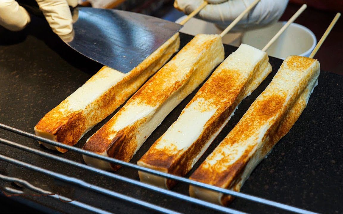 瞬间力量感满满的街头烤芝士