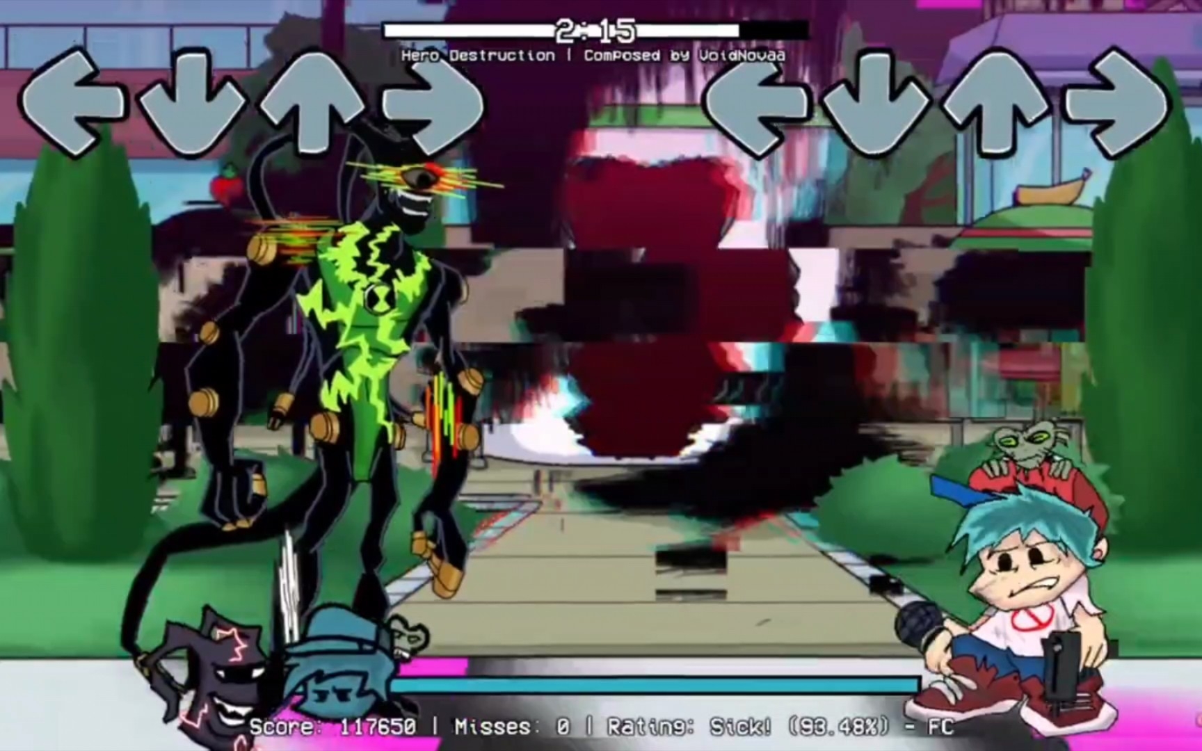 [图]FNF Mod VS 错误化 全面进化Ben 10 Corrupted Omniverse/Glitch)Friday Night Funkin'