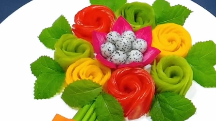 提前祝天下母亲节日快乐#美厨娘原创美食#创意水果拼盘 #感恩母亲节