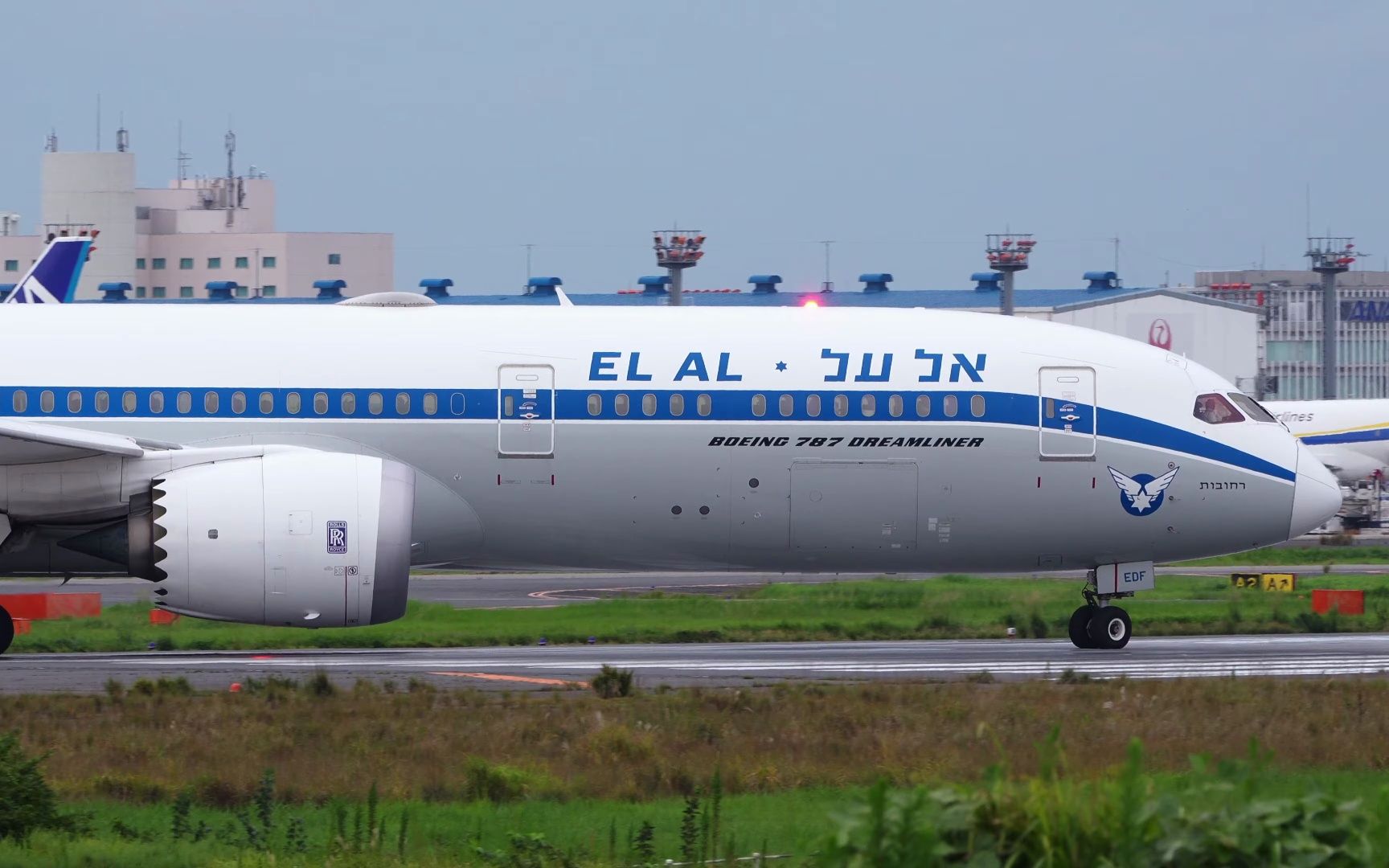 以色列787-9复古涂装4x-edf|成田空港|4k