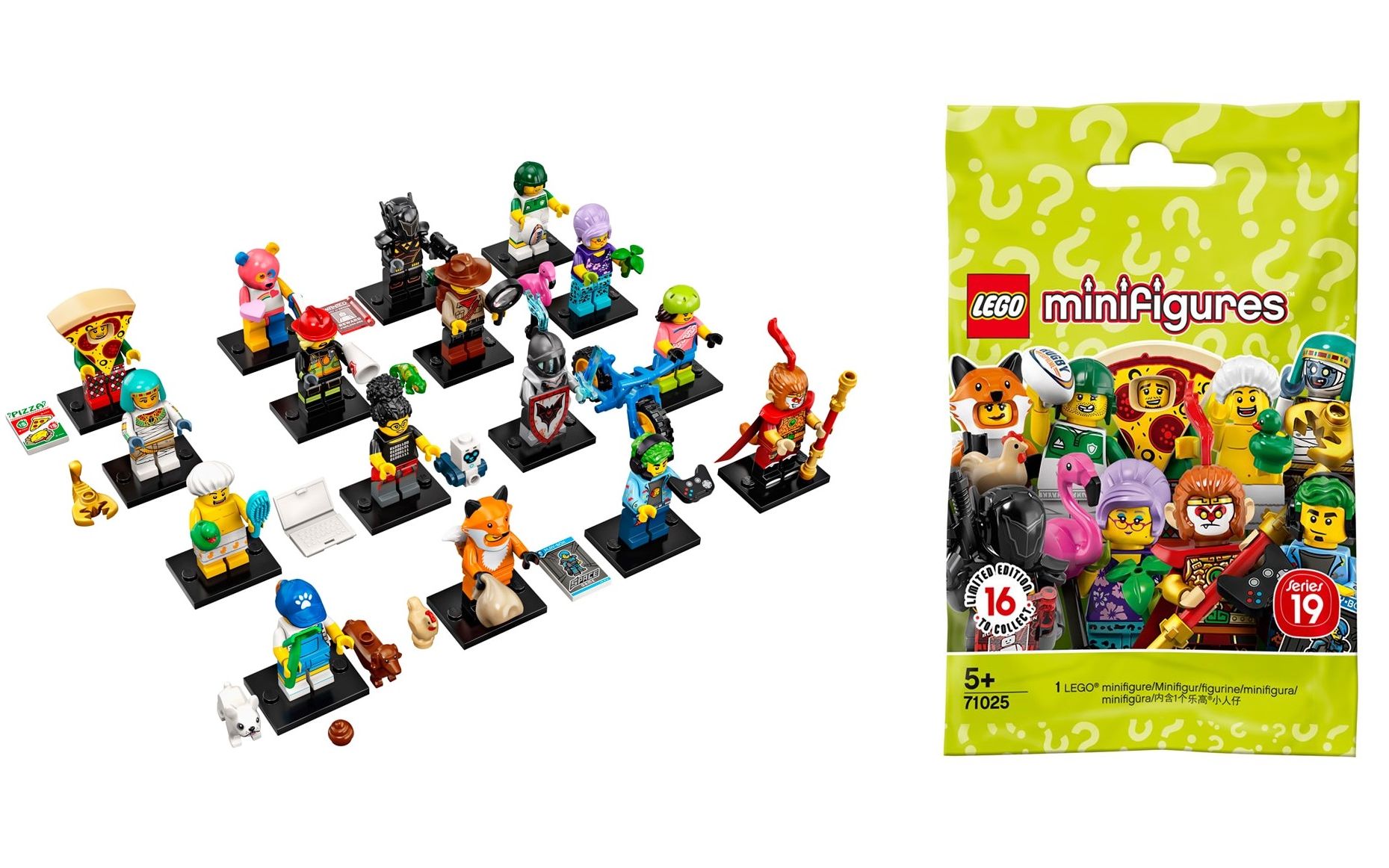 乐高 lego 71025 乐高抽抽乐第19季人仔 评测视频