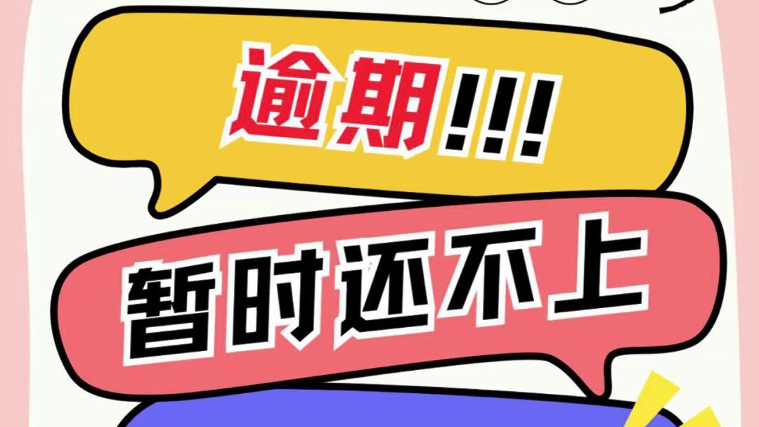 逾期后你一定要知道这几件事!其实协商很简单,延期还款15年哔哩哔哩bilibili