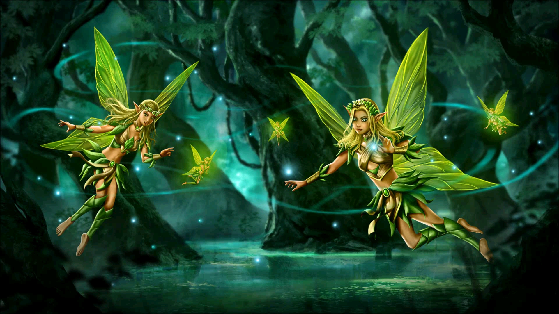 凯尔特奇幻音乐 - 魔法沼泽的小精灵