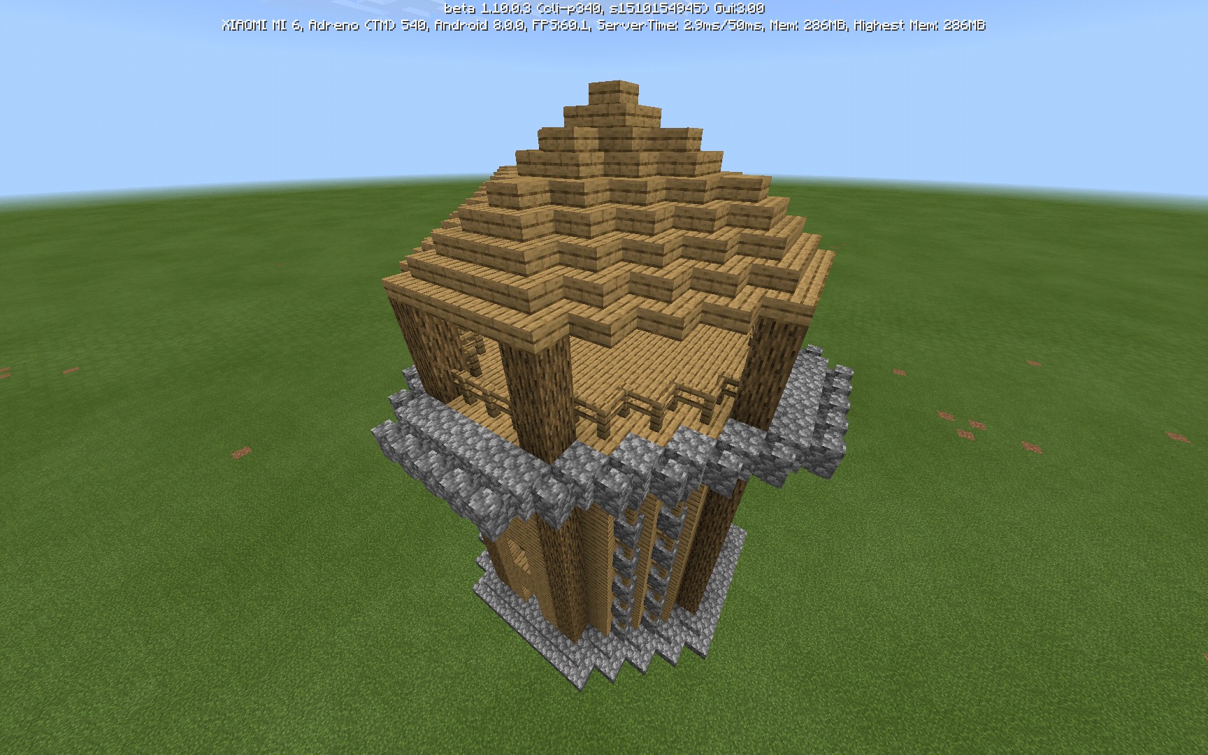 【minecraft】一个没什么卵用的瞭望塔建造教程