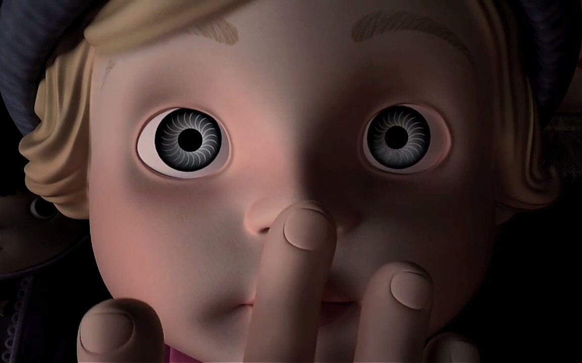 诡异恐怖动画短片恐怖玩具屋细思极恐系列