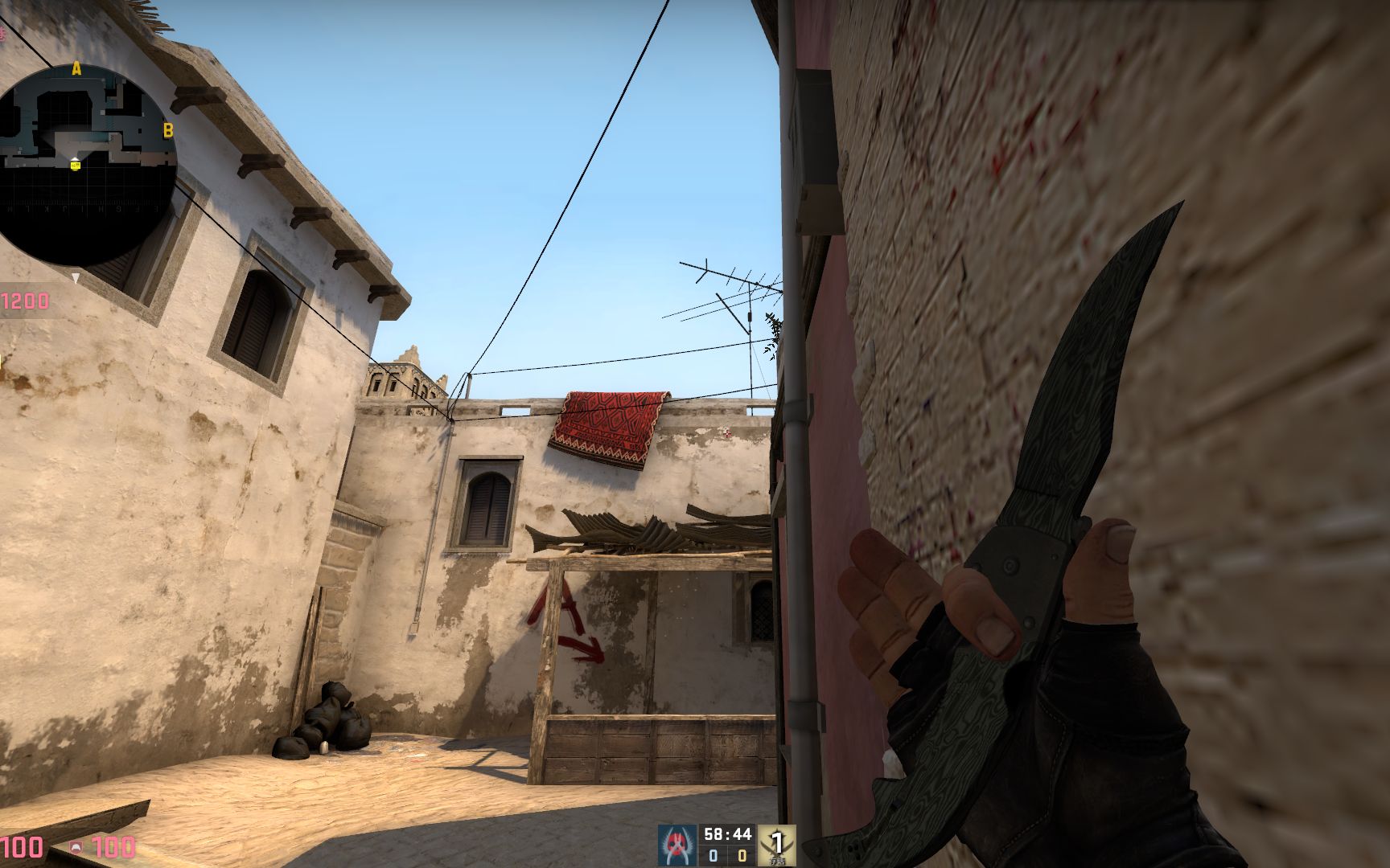 【csgo】荒漠迷城mirage投掷物教学——不寻常的警家烟_哔哩哔哩_bili