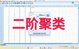Download Video: SPSS聚类分析SPSS二阶聚类