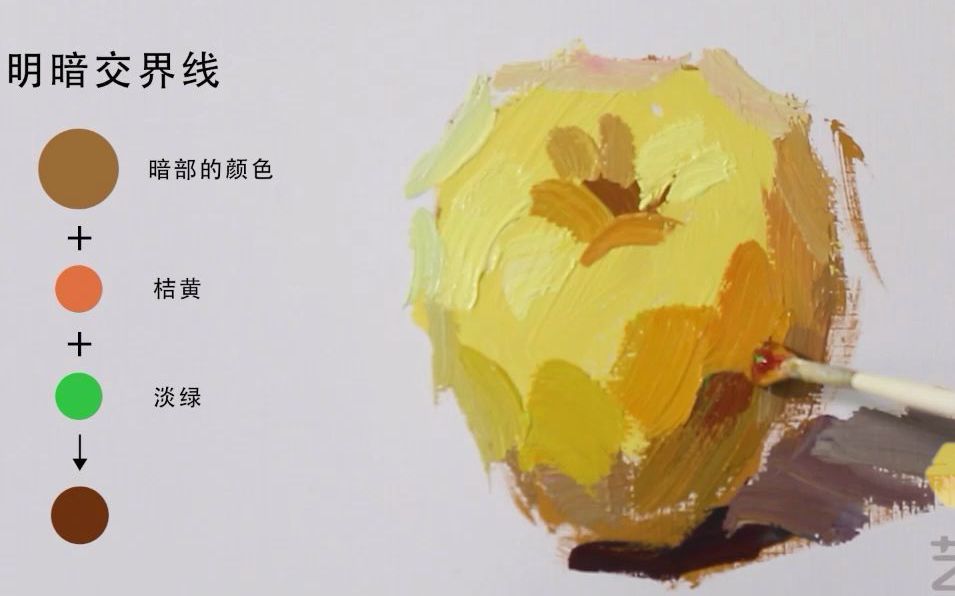 色彩好课色彩黄苹果的系统配方来了