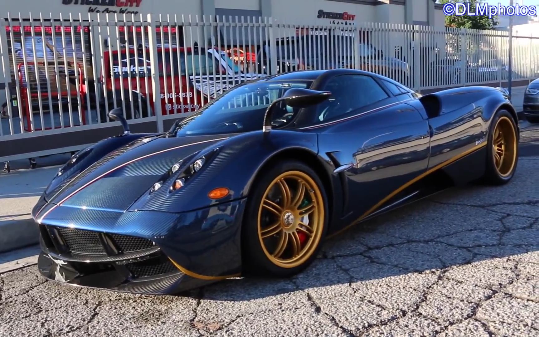 【启动声浪】仅此1辆蓝色碳纤维 帕加尼 huayra 730s