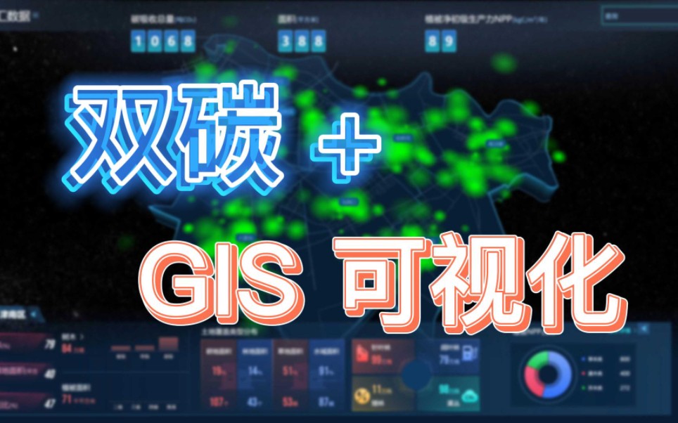 [图]双碳+GIS可视化