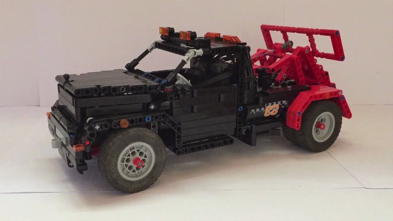 乐高科技moc 9395 rc mod_哔哩哔哩 (゜-゜)つロ 干杯~-bilibili