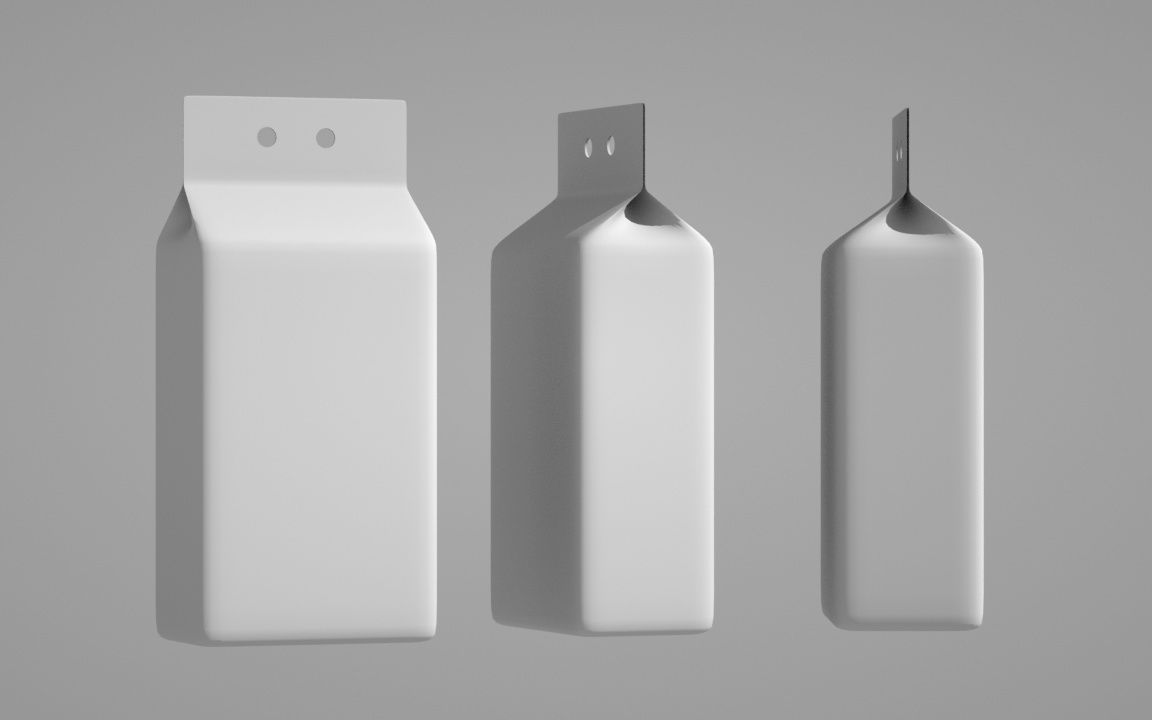 c4d提装抽纸 卷纸 迷你湿巾 包型建模