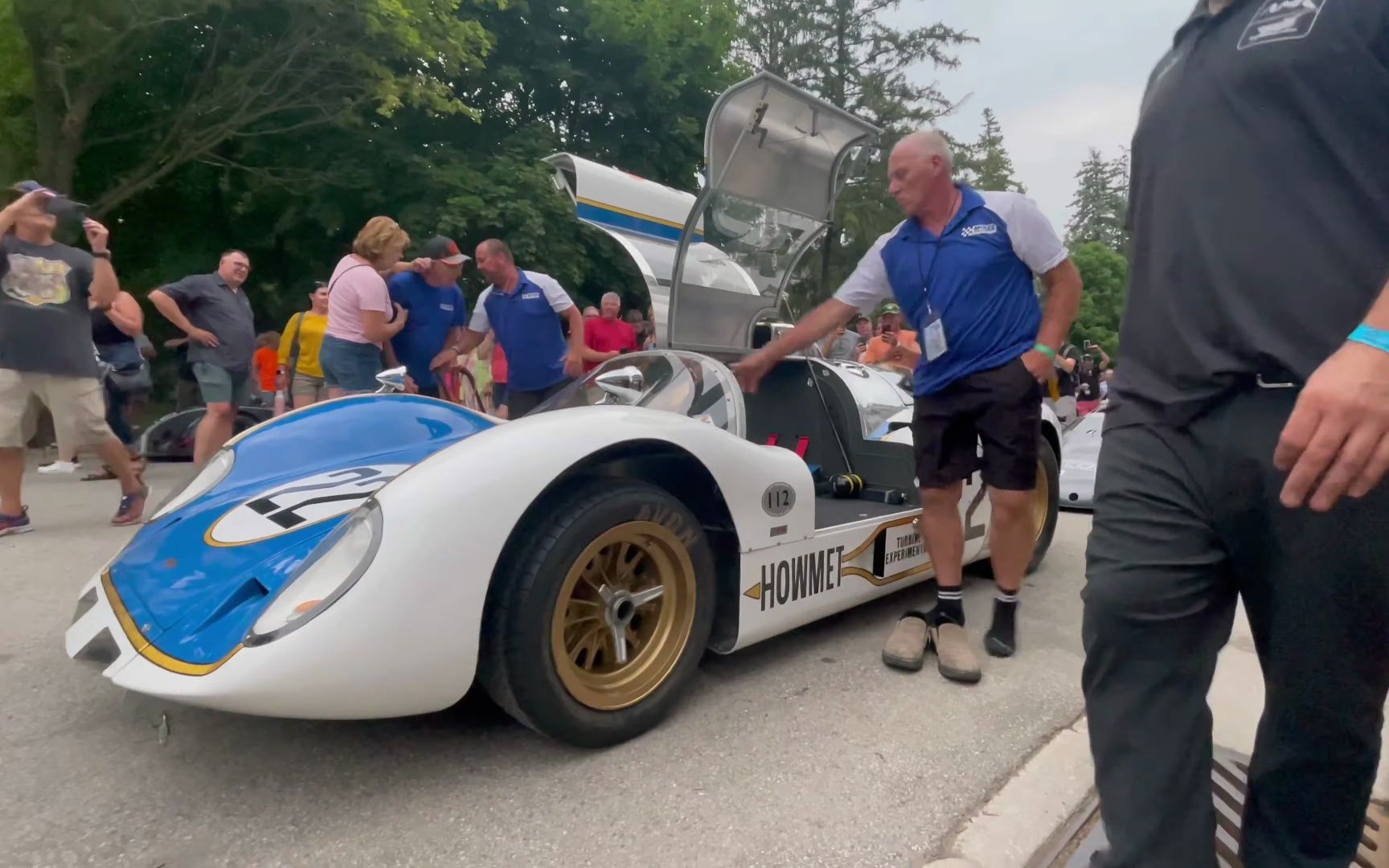 1968 howmet tx gas turbine car _ road america _ wisconsin(4k_hd)