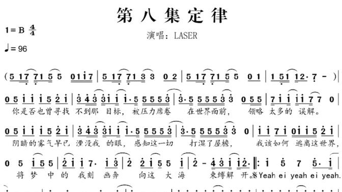 【扒谱】第八集定律|laser