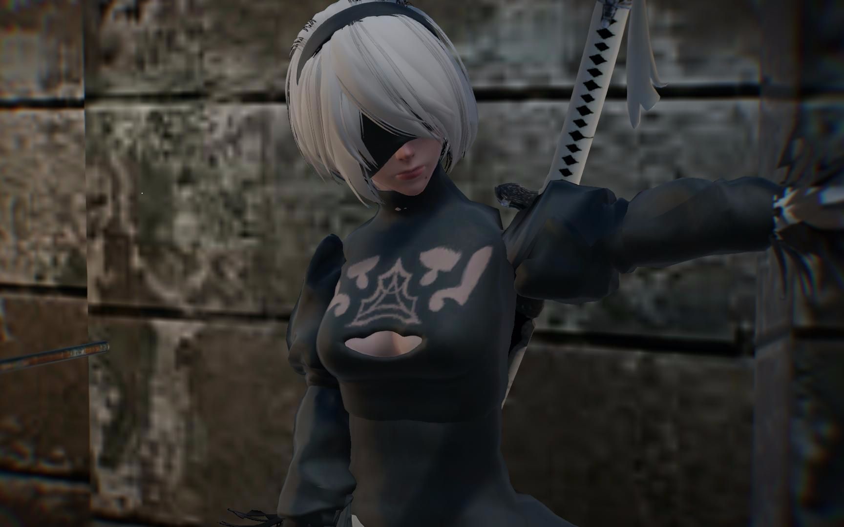 【mmd】2b小姐姐-灵魂的号哭 尼尔机械纪元,尤尔哈2b【2b小姐姐美如画