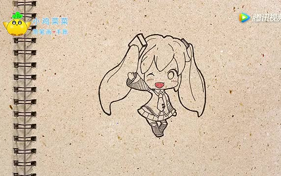 【绘画】如何画初音未来哔哩哔哩bilibili