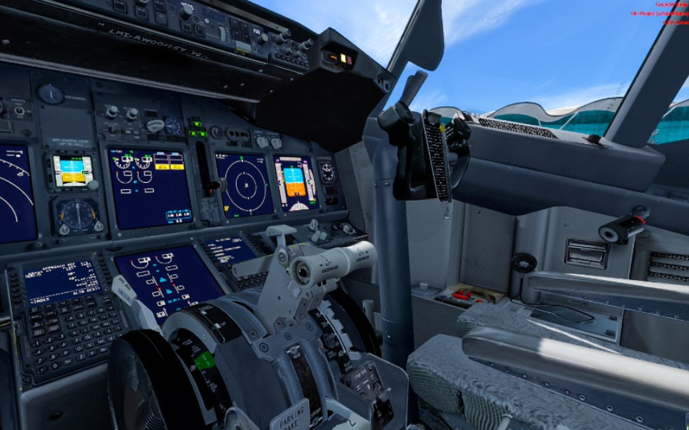 【p3d】pmdg波音738驾驶舱视角沈阳桃仙国际机场进近全过程.