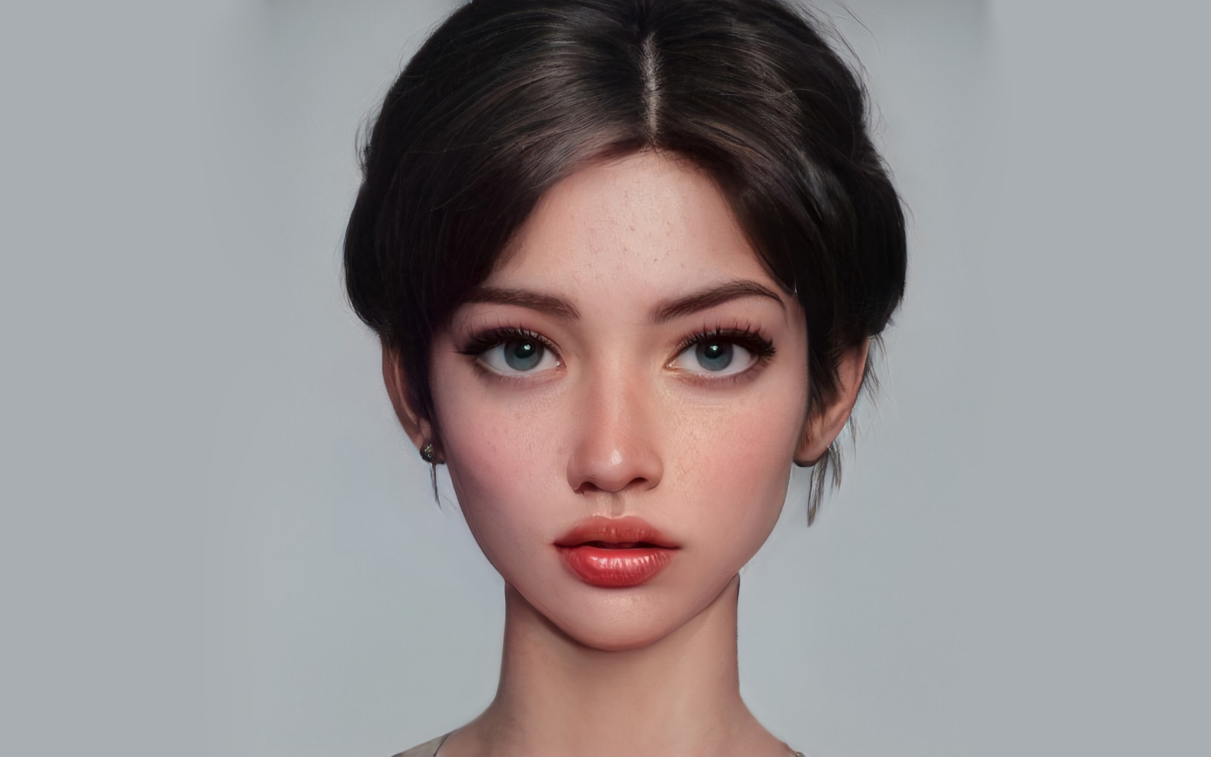 【次世代角色建模】欧美女性zbrush基础人头雕刻,骨骼肌