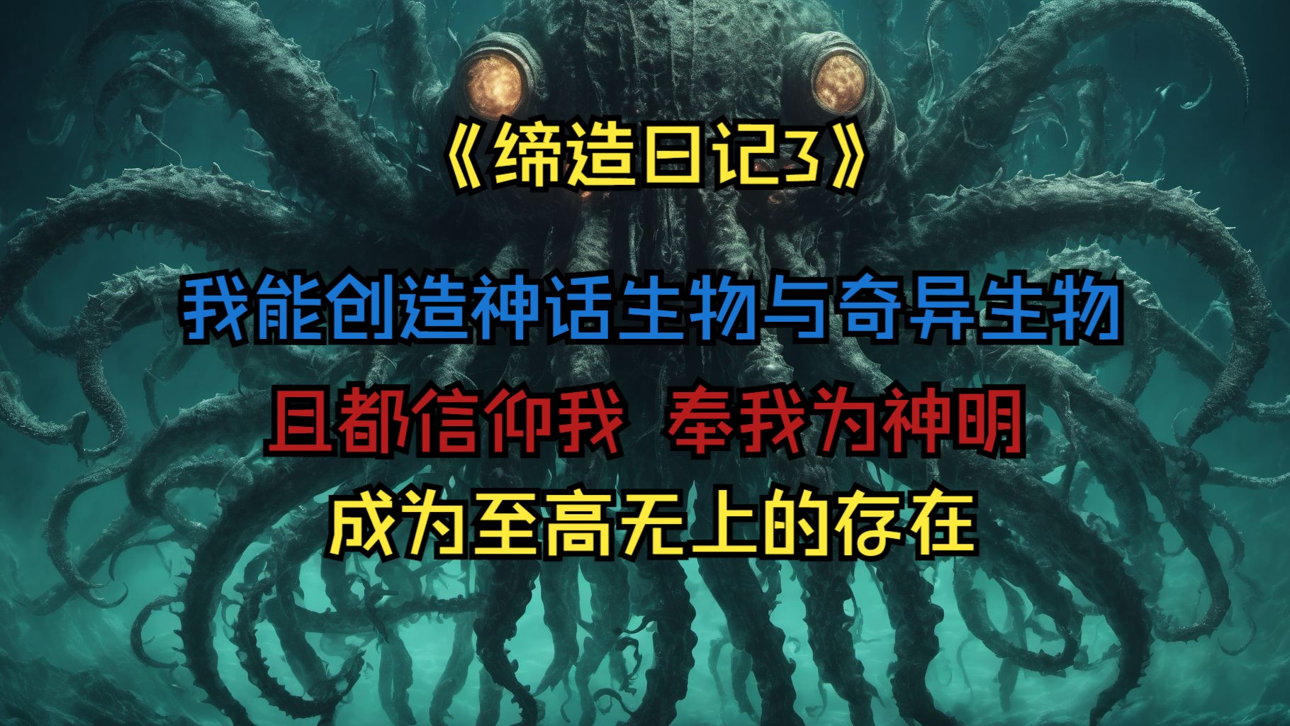 [图]《缔造日记3》我缔造出了神话生物与诡异生物，他们都以我为信仰，奉我为神明，成为至高无上的存在