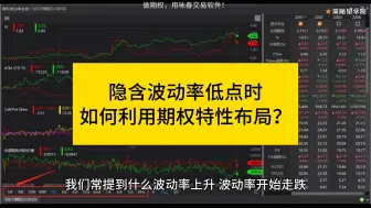 Download Video: 隐含波动率低点时，如何利用期权特性布局？