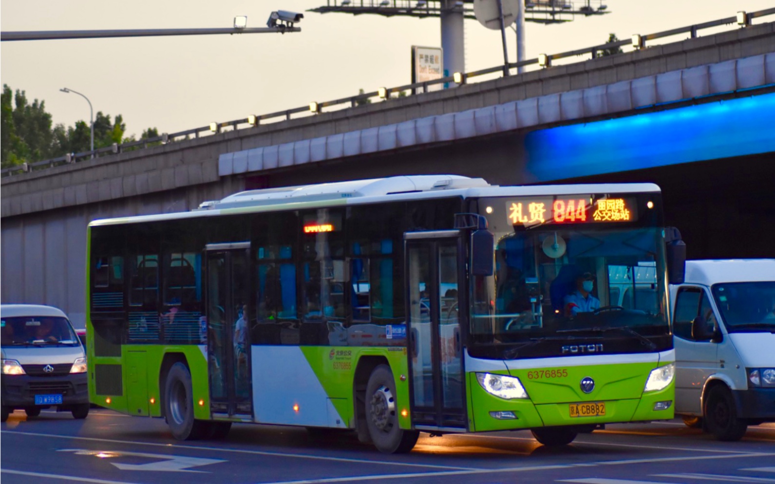 活动作品公交pov122北京公交844路礼贤丽园路公交场站方向第一视角