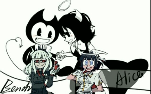 班迪的墨水机器混剪黑暗艺术同人歌曲