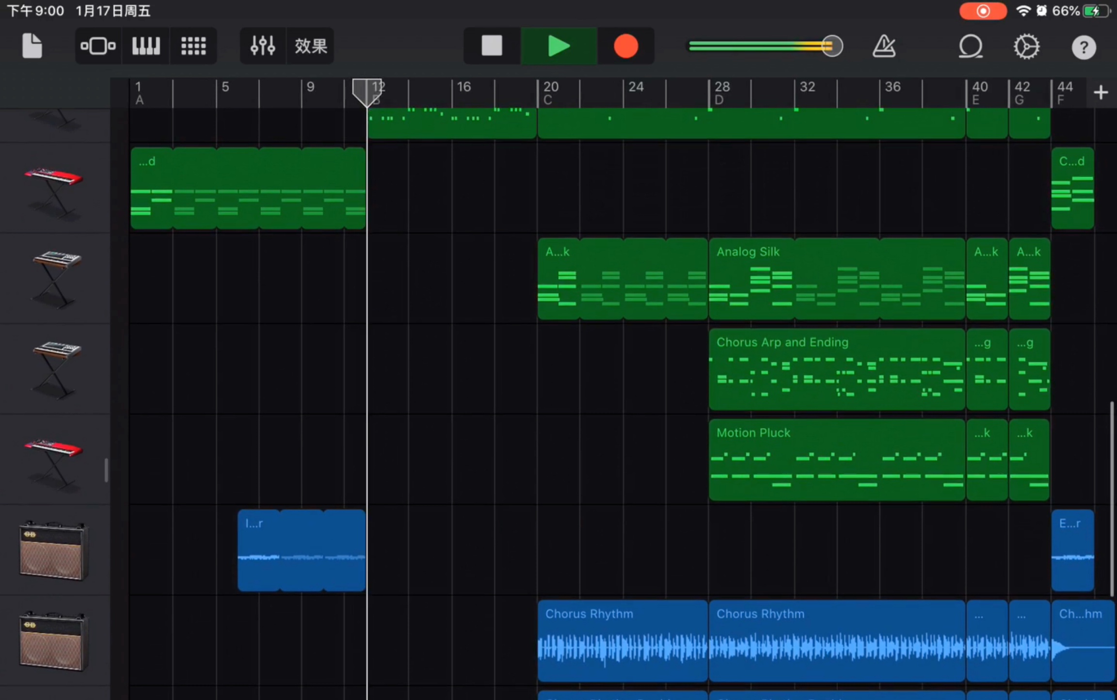 apple库乐队混音4k60p