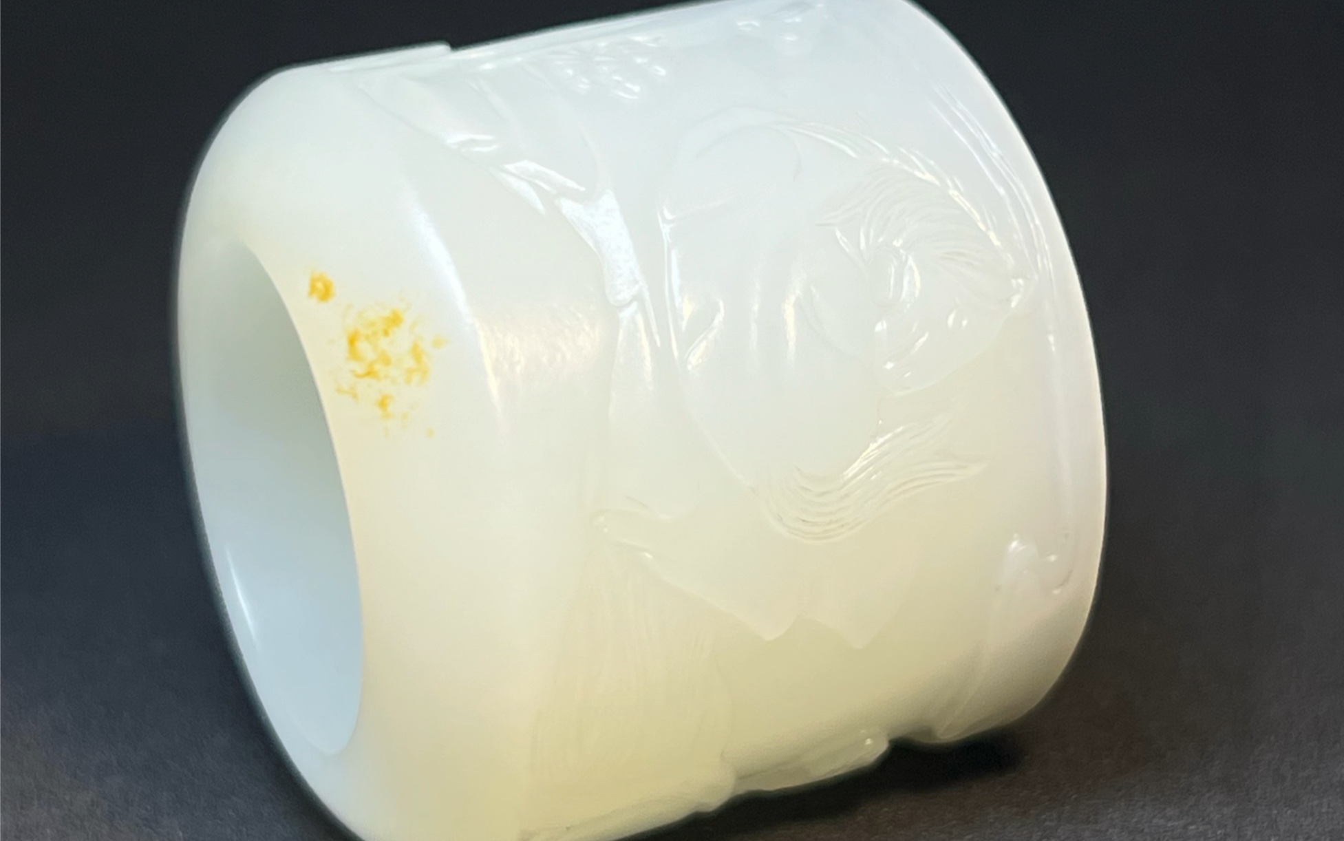 古玉老玉清代和田玉籽料扳指