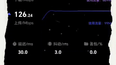 网上办的火炬卡,网速挺快的哔哩哔哩bilibili