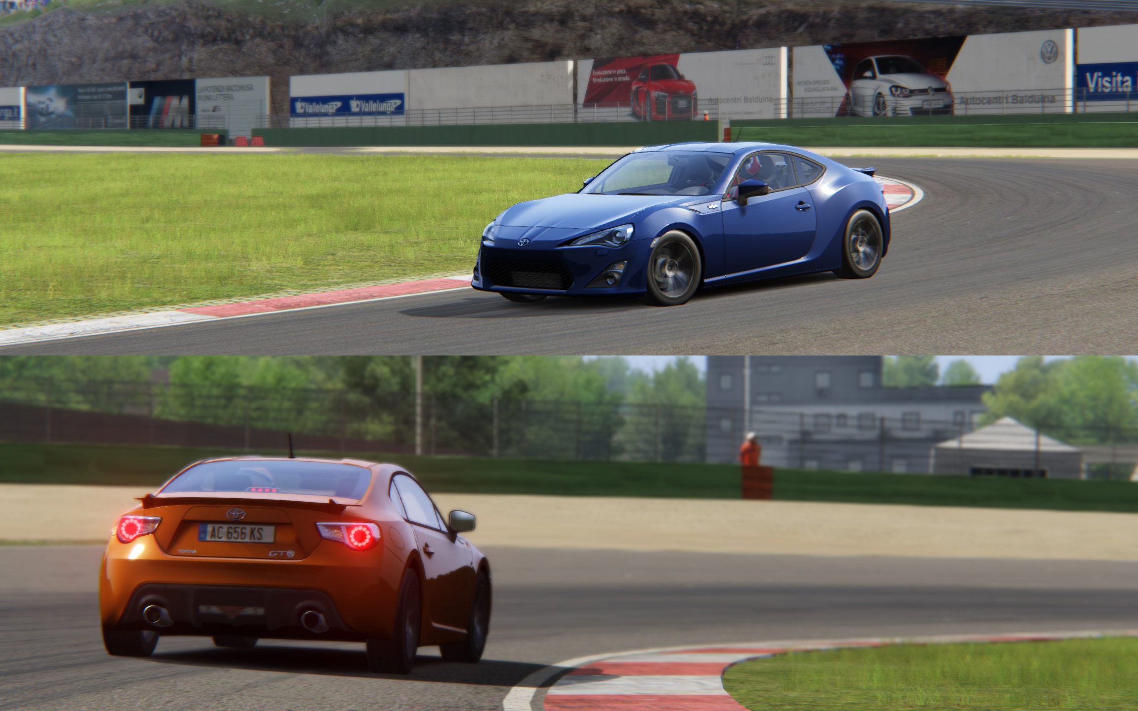 toyota gt86 vallelunga club赛道对决