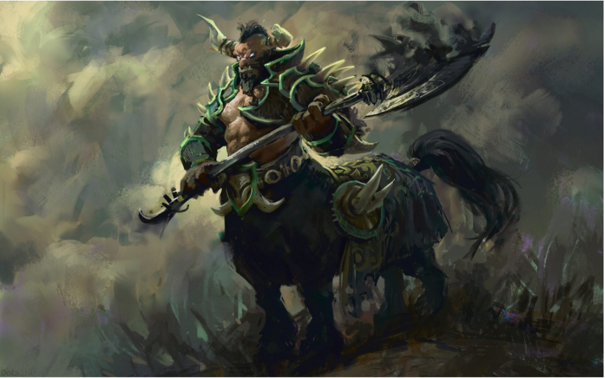 魔兽争霸半人马族--和鹰身人,蜥蜴联盟的种族