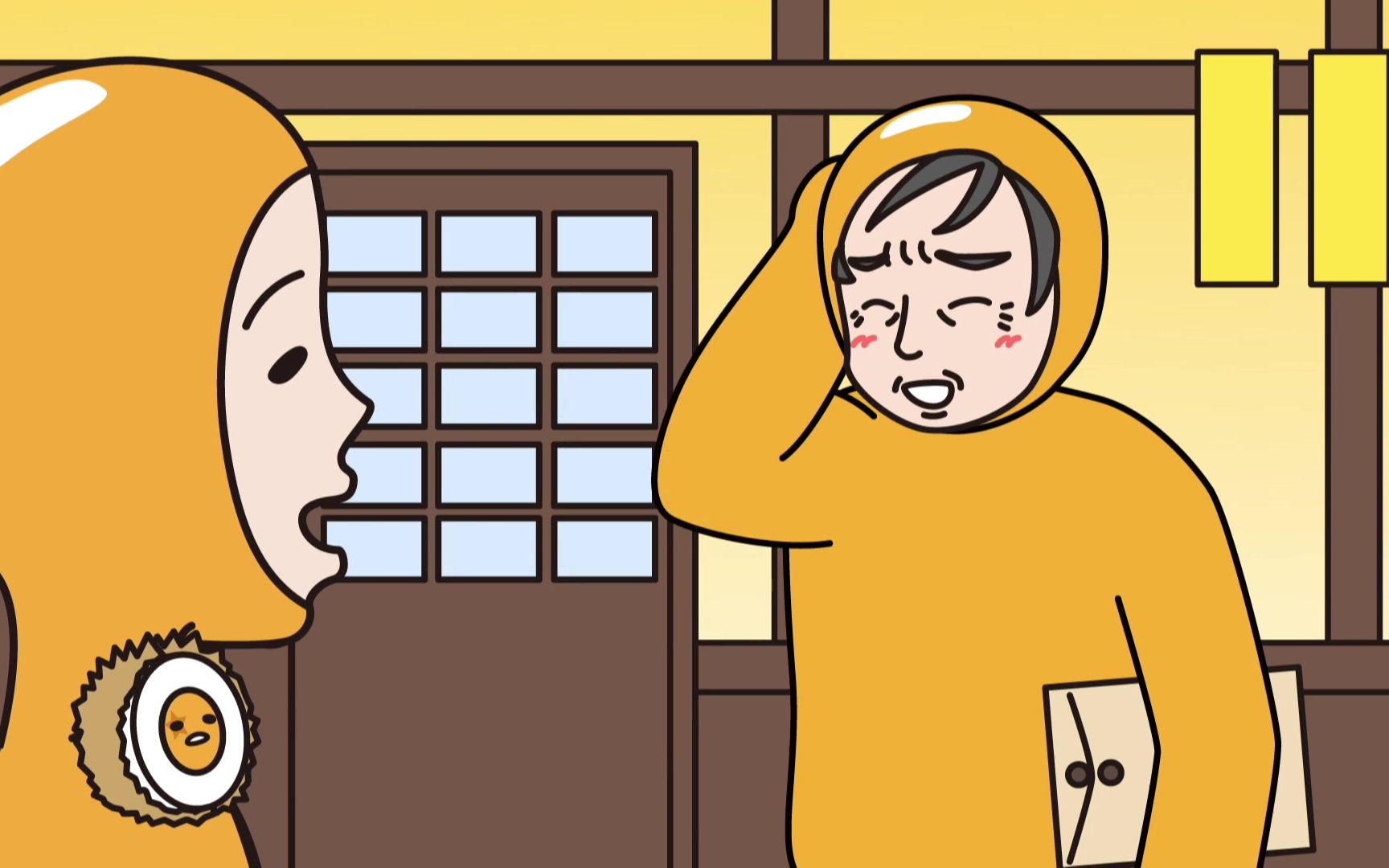 懒蛋蛋短篇动画第820话气仙沼出差714放送