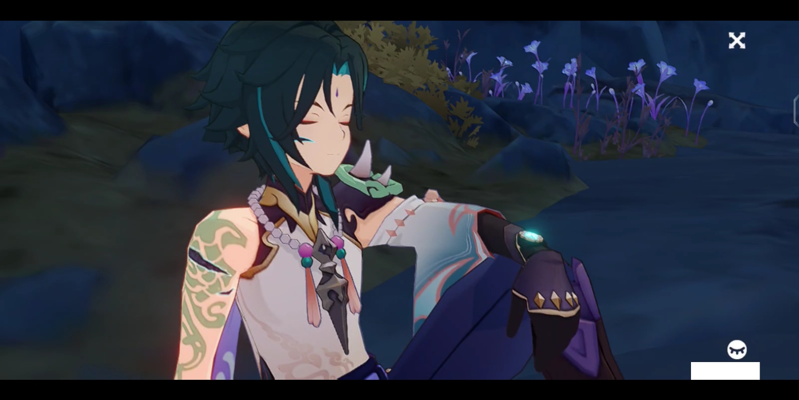 存一个在层岩歇息的魈宝