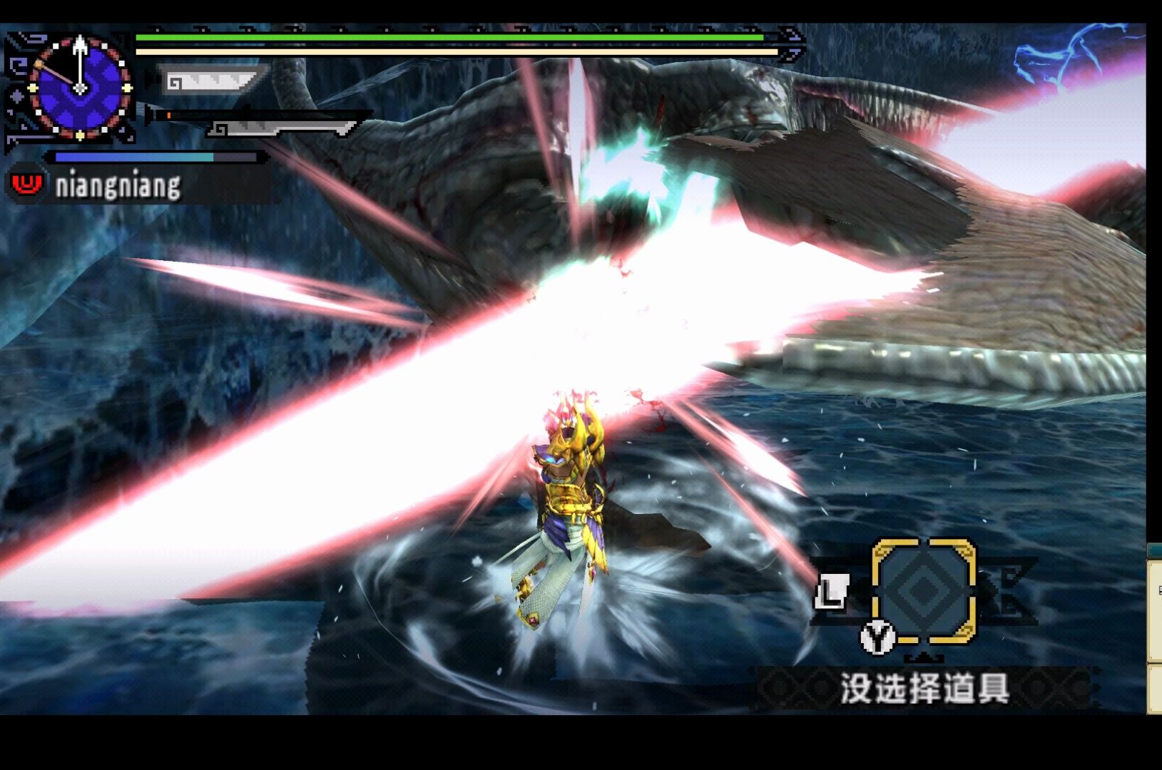 怪物猎人xx勇气斩击斧秒天秒地秒空气之上位集会所白电龙(无偿提供