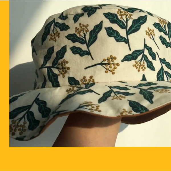 夏季必备，量身定制的双面渔夫帽，遮阳帽果然合适，大头福音，记录最近的手工作品合集_哔哩哔哩_bilibili