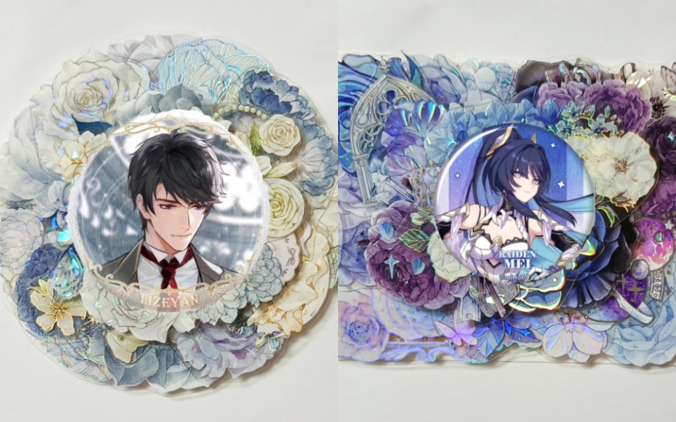 吧唧托展示‖黑色新背景