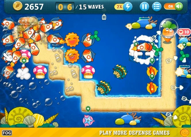 保卫萝卜网页版海底第11~12关