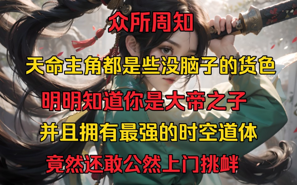 [图]众所周知，天命主角都是些没脑子的货色，明明知道你是大帝之子，并且拥有最强的时空道体，竟然还敢公然上门挑衅！