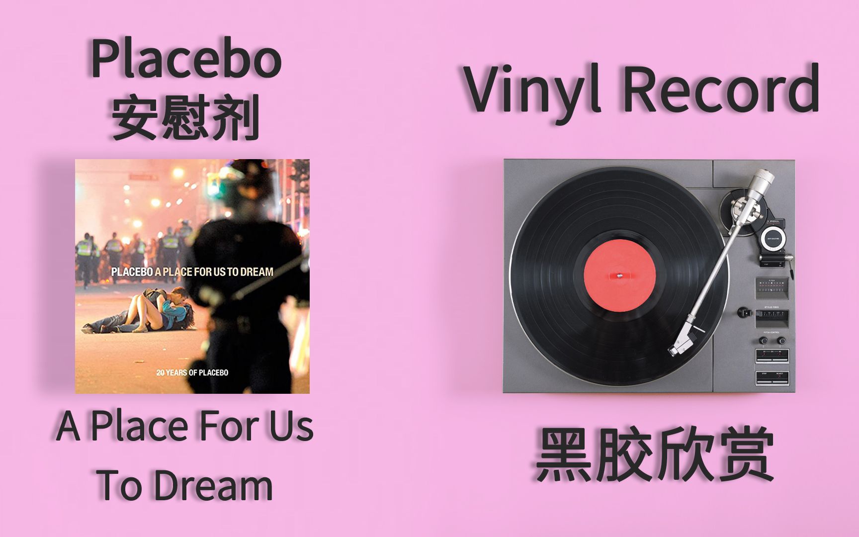 [图]【黑胶试听】Placebo《A Place For Us To Dream》黑胶欣赏 安慰剂20周年精选集F This Picture Protège Moi